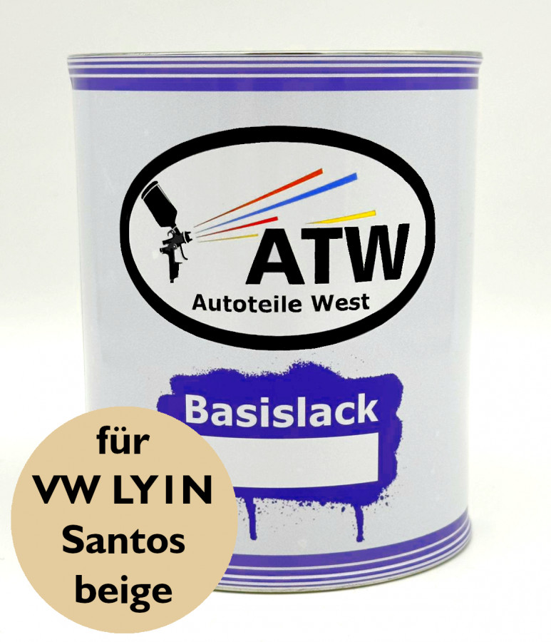 Autolack für VW LY1N Santosbeige